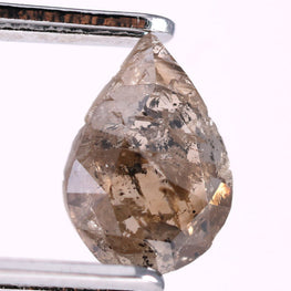 0.52 CT Pear Shape Brown Earth Mined Fancy Natural Diamond