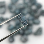 natural blue rough diamond with raw uncut texture for jewelry making and custom designs