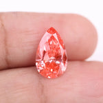 man made diamond engagement rings pink diamonds jewelry, pear cut diamond