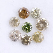 0.68 Ct Round Cut Diamond Fancy Colored Diamond Rose Cut Diamond Use For Jewerly 