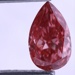 0.74 CT Lab-Grown Diamond Pink Pear Cut