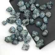 natural blue rough diamond with raw uncut texture for jewelry making and custom designs