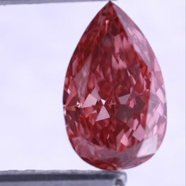 0.74 CT Lab-Grown Diamond Pink Pear Cut