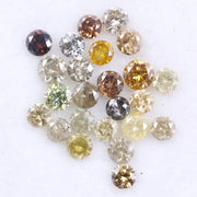 2 Ct Natural Diamond Lot Multi Fancy Color Loose Earth Mined Diamonds Ethical Stones for Custom Jewelry