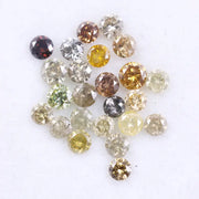 2 Ct Natural Diamond Lot Multi Fancy Color Loose Earth Mined Diamonds Ethical Stones for Custom Jewelry