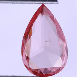 0.85 Carat Pink Pear Cut Lab-Grown Diamond