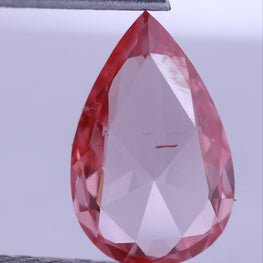 0.85 Carat Pink Pear Cut Lab-Grown Diamond