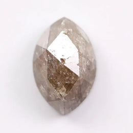 3.60 carat brown marquise cut natural diamond with elongated brilliant shape and rich warm tone, premium loose sustainable diamond for engagement ring or custom fine jewelry design.