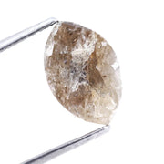 3.60 carat brown marquise cut natural diamond with elongated brilliant shape and rich warm tone, premium loose sustainable diamond for engagement ring or custom fine jewelry design.