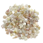 mixed color natural rough diamond pieces with varied raw textures for custom jewelry