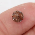 0.62Ct Natural Brown And Grey Colored Diamond Round Shaped Diamond For Custom Fine Jewelry 