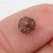 0.62Ct Natural Brown And Grey Colored Diamond Round Shaped Diamond For Custom Fine Jewelry 