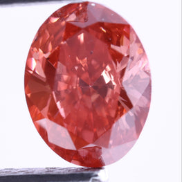0.13 Carat Pink Oval Cut Lab-Grown Diamond