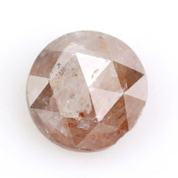 0.82Ct Brown-Grey Colored Diamond Round Brilliant Cut Diamond Use For Custom Jewelry 