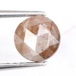0.82Ct Brown-Grey Colored Diamond Round Brilliant Cut Diamond Use For Custom Jewelry 