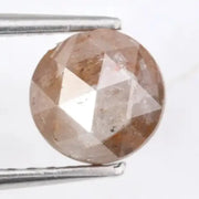 0.82Ct Brown-Grey Colored Diamond Round Brilliant Cut Diamond Use For Custom Jewelry 