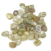 6.58 Ct Brown Yellow Rough Uncut Diamond Loose Earth Mine Raw Diamond Lot For Jewelry