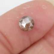 0.82Ct Brown-Grey Colored Diamond Round Brilliant Cut Diamond Use For Custom Jewelry 