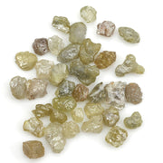 6.58 Ct Brown Yellow Rough Uncut Diamond Loose Earth Mine Raw Diamond Lot For Jewelry