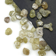 6.58 Ct Brown Yellow Rough Uncut Diamond Loose Earth Mine Raw Diamond Lot For Jewelry