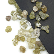 6.58 Ct Brown Yellow Rough Uncut Diamond Loose Earth Mine Raw Diamond Lot For Jewelry