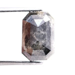 2.97 Ct Black Emerald Cut natural Diamond Loose Stone Sparkling for Custom Rings and Designer Jewelry – IGI/GIA Certified, Ethical and Sustainable