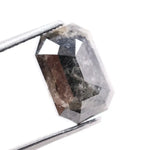 2.97 Ct Black Emerald Cut natural Diamond Loose Stone Sparkling for Custom Rings and Designer Jewelry – IGI/GIA Certified, Ethical and Sustainable