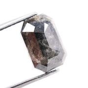 2.97 Ct Black Emerald Cut natural Diamond Loose Stone Sparkling for Custom Rings and Designer Jewelry – IGI/GIA Certified, Ethical and Sustainable