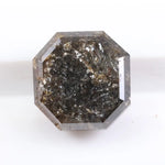 1.54 Ct hexagon cut brown natural diamond loose stone with rich color and brilliant sparkle, ideal for engagement rings and custom fine jewelry.