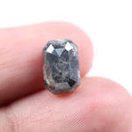 2.97 Ct Black Emerald Cut natural Diamond Loose Stone Sparkling for Custom Rings and Designer Jewelry – IGI/GIA Certified, Ethical and Sustainable