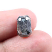 2.97 Ct Black Emerald Cut natural Diamond Loose Stone Sparkling for Custom Rings and Designer Jewelry – IGI/GIA Certified, Ethical and Sustainable