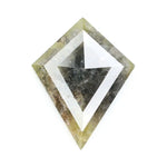 1.58 Ct kite cut Grey Brown diamond with unique shape and deep tones for distinctive designer jewelry