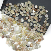 mixed color raw diamond pieces with natural rough surfaces for jewelry making