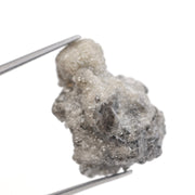 grey color uncut rough diamond vs cut diamond