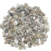 mixed color natural diamond chips showing varied raw uncut shapes for jewelry use