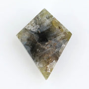 1.58 Ct kite cut Grey Brown  diamond with unique shape and deep tones for distinctive designer jewelry