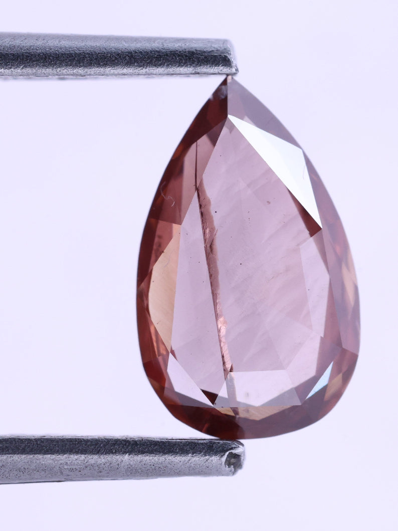 0.69 CT Lab-Grown Diamond Fancy Pink Pear Cut