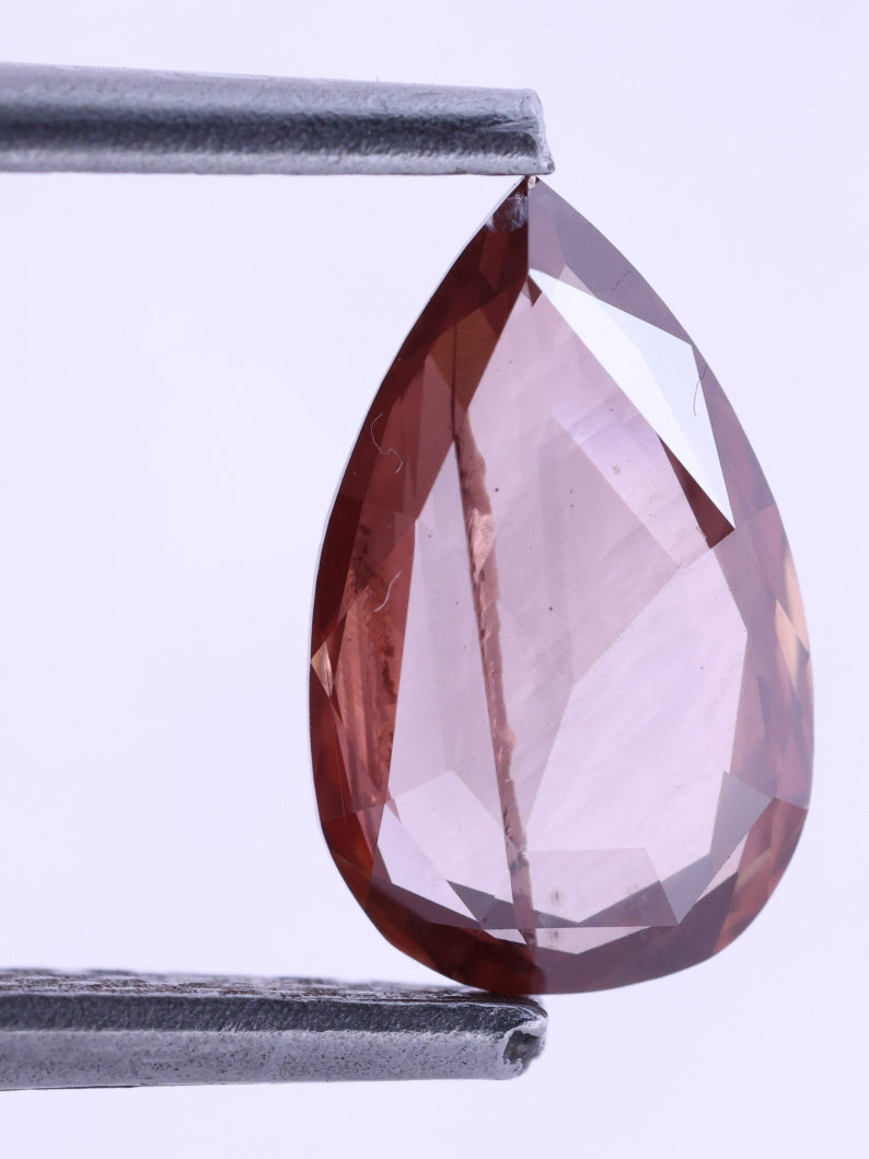 0.69 CT Lab-Grown Diamond Fancy Pink Pear Cut