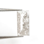 brown colour lab grown elongated baguette cut diamond lab grown pear diamond