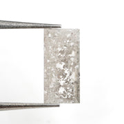 brown colour lab grown elongated baguette cut diamond lab grown pear diamond