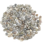 grey raw diamond with an uncut rough surface for jewelry making and custom designs