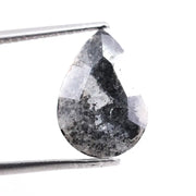 3.21 Ct Black Pear Cut  Natural Diamond Loose Stone Ideal for Handmade Rings and Custom Jewelry Designs