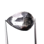 3.21 Ct Black Pear Cut  Natural Diamond Loose Stone Ideal for Handmade Rings and Custom Jewelry Designs