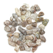 mix color natural rough diamond pieces with uncut raw surfaces for custom jewelry