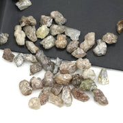 mix color natural rough diamond pieces with uncut raw surfaces for custom jewelry