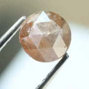 0.82Ct Brown-Grey Colored Diamond Round Brilliant Cut Diamond Use For Custom Jewelry 