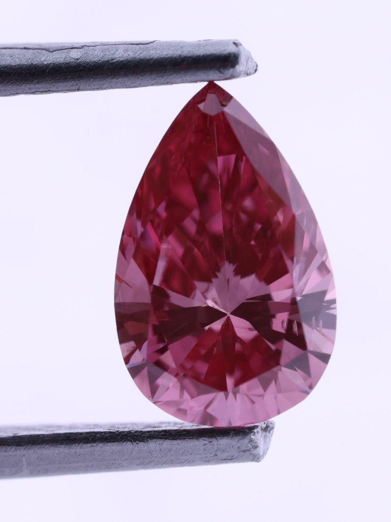 0.62 CT Pear Cut Lab-Grown Diamond