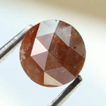 0.68ct natural round brilliant cut diamond reddish-brown colored diamond for fine jewelry loose stone 