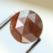 0.68ct natural round brilliant cut diamond reddish-brown colored diamond for fine jewelry loose stone 