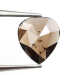 brown colour lab grown elongated shiled cut diamond lab grown pear diamond